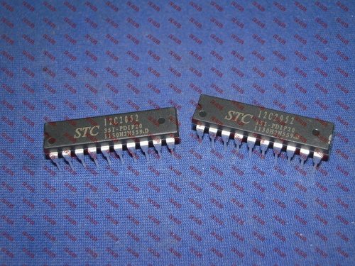 宏晶STC12C2052-35I-PDIP20 12C2052进口原装STC单片机微控制器