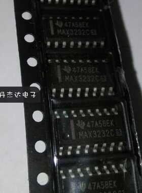MAX3232CDR MAX3232C MAX3232 SOP16 RS-232 线路驱动器/接收器