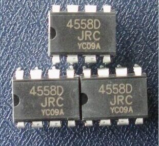 NJM4558D NJM4558 JRC4558D 4558贴片SOP8 双运算放大器IC 可直拍