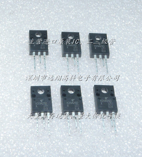 K20A25D TOSHIBA TO220F 全新原装现货，可开普票，长期供应