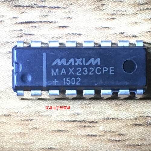 全新原装 MAX232CPE MAX232 DIP16 直插16脚 串口通信转换芯片