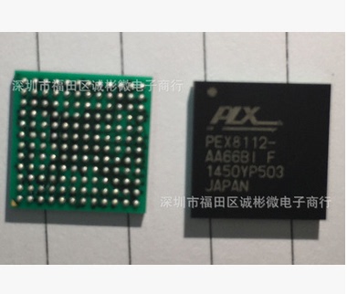原装 PLX集成电路PCIE转PCI的桥芯片ic PEX8112-AA66BIF