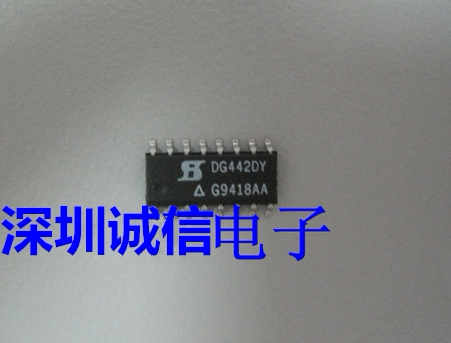 模拟开关DG442DY DG442 DG442DY-T1 VISHAY SOP16进口原装配件