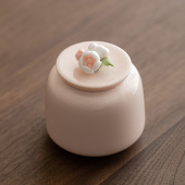 小号宠物骨灰罐 猫咪狗狗离世毛发纪念便携坛 陶瓷手工拈花密封盒