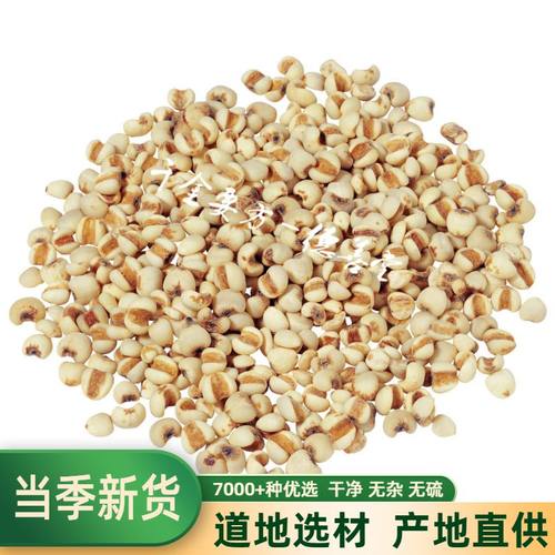 中药材 薏仁薏苡仁新货薏米贵州薏仁米农家薏米仁500g包邮