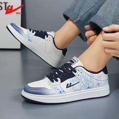 回力男鞋青花瓷国风板鞋2026新款小众原创百搭休闲小白鞋情侣潮鞋