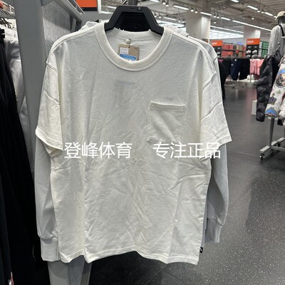 Nike耐克刺绣logo纯棉短袖
