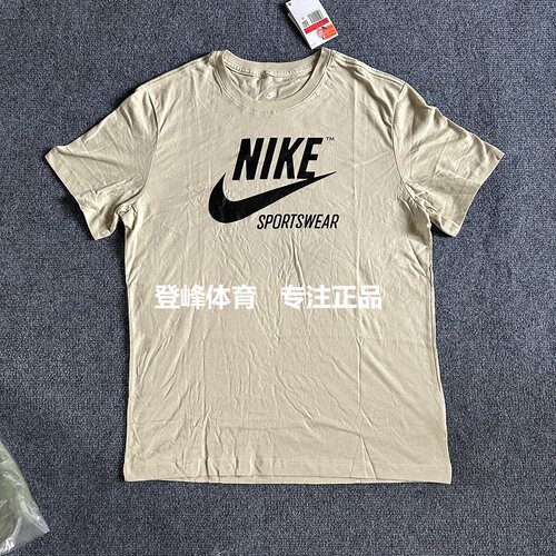 Nike耐克男子休闲纯棉字母短袖