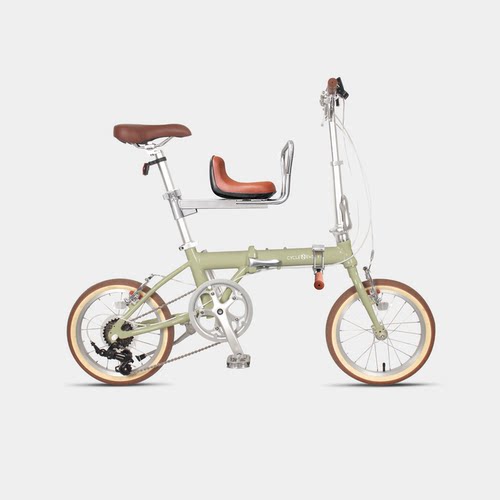 接送自行车带娃亲子自行车