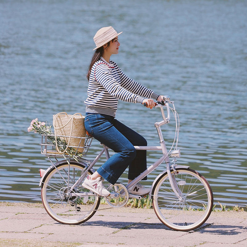 纽斯加女士骑行车女变速通勤自行车女单车