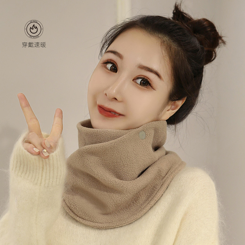 围脖女冬季骑车保暖护颈护脖百搭