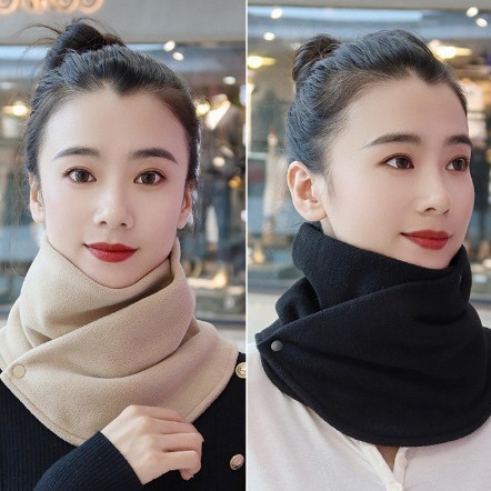 护颈小围脖女秋冬季男脖套护肩