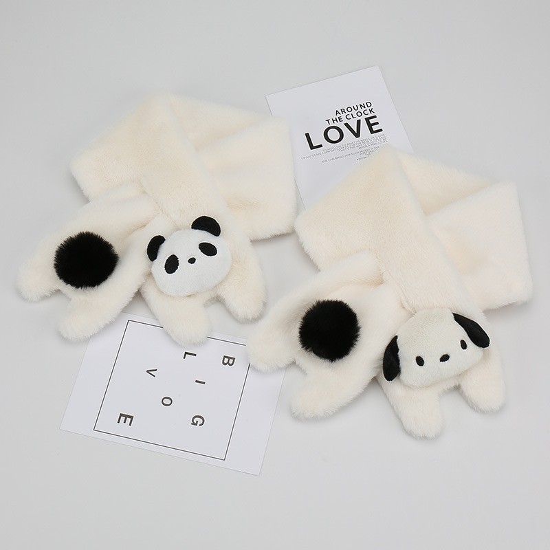 儿童围巾女冬季女宝宝可爱卡通图案毛绒围脖韩版加厚保暖脖套亲子,童装/婴儿装/亲子装,围巾,淘宝优惠券,粉丝福利购,淘宝优惠卷