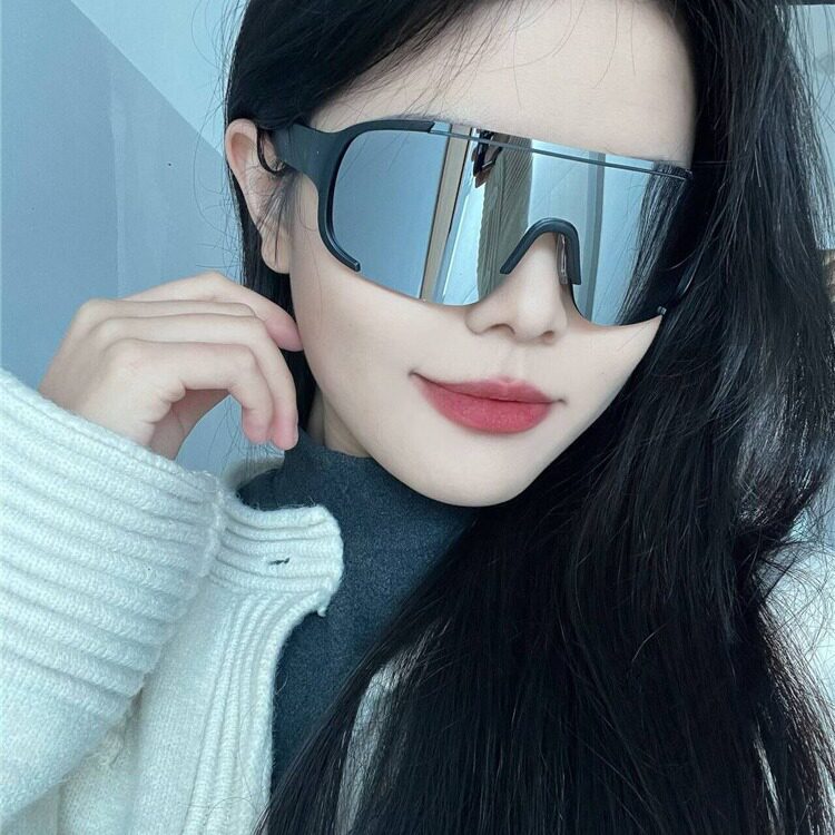 韩版户外大框骑行登山眼镜防风镜A滑雪镜防自行车运动镜女