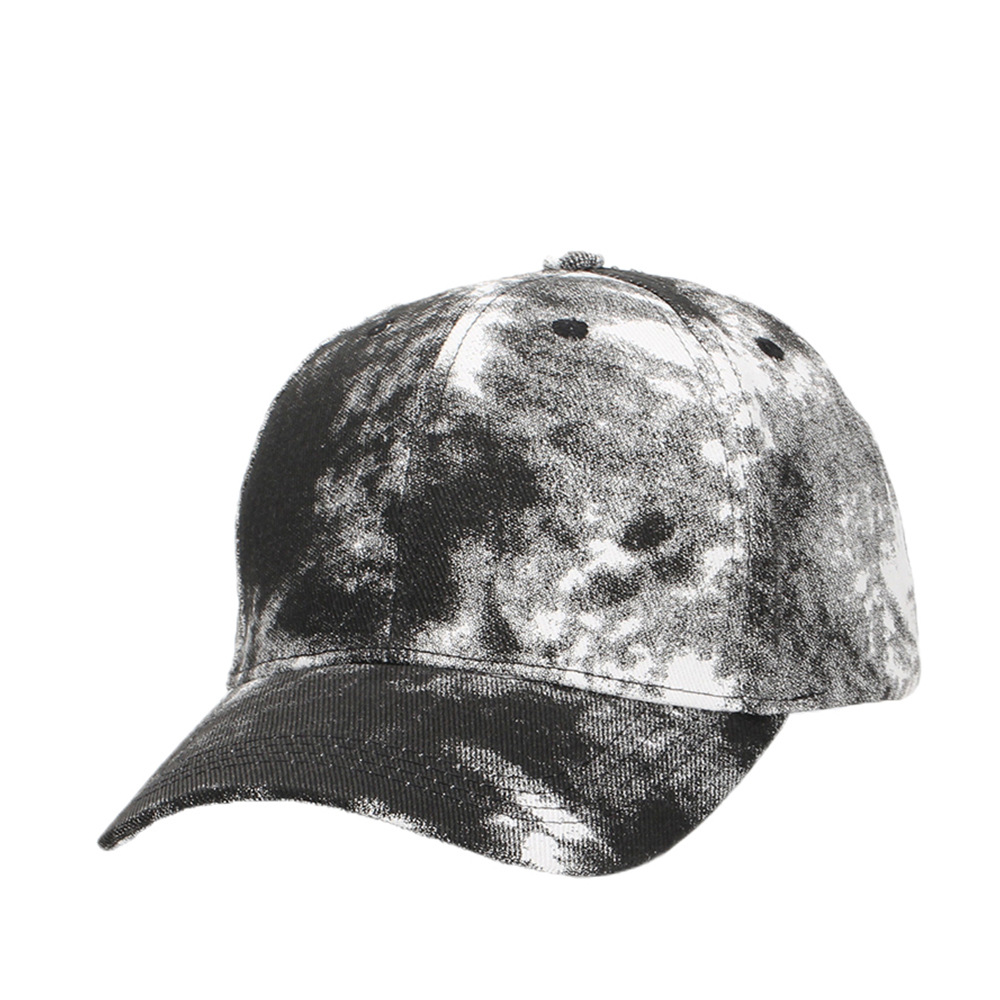 户外春秋男女出行运动棒球帽扎染个性街头日系遮阳帽百搭帽子