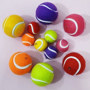 大号3.8cm网球钥匙扣摆件缩小版板球挂件2CM网球挂饰配件