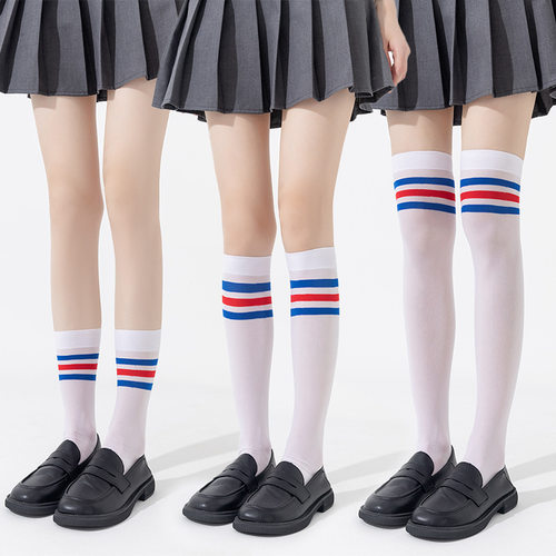 棉天鹅绒小腿袜春夏薄款