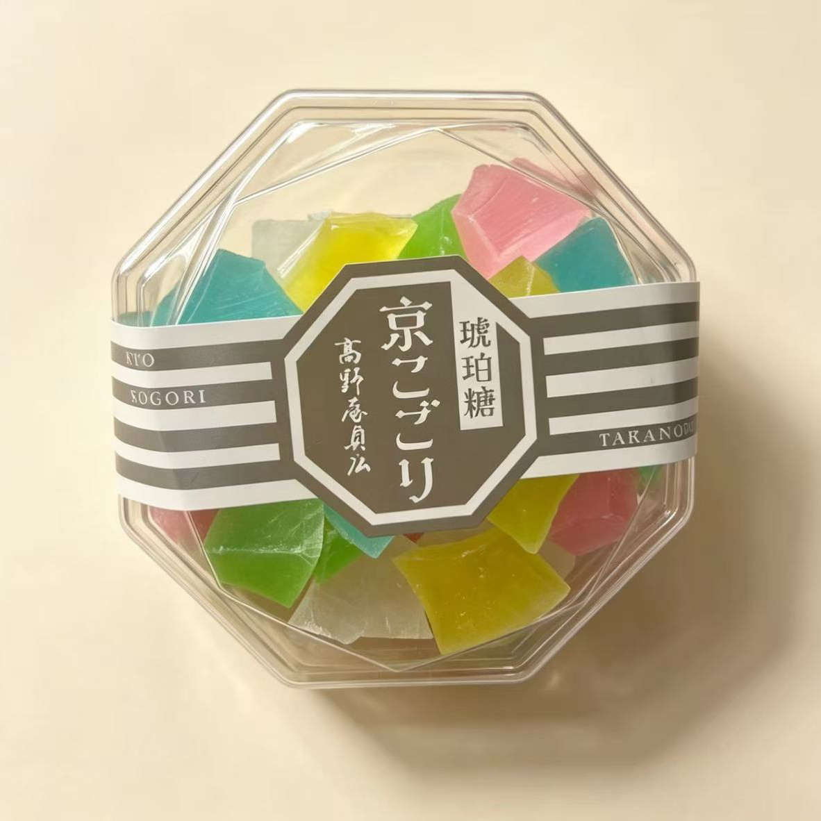 日本琥珀糖脆皮好吃糖果高野屋贞弘琥珀糖漂亮糖声控零食伴手礼盒