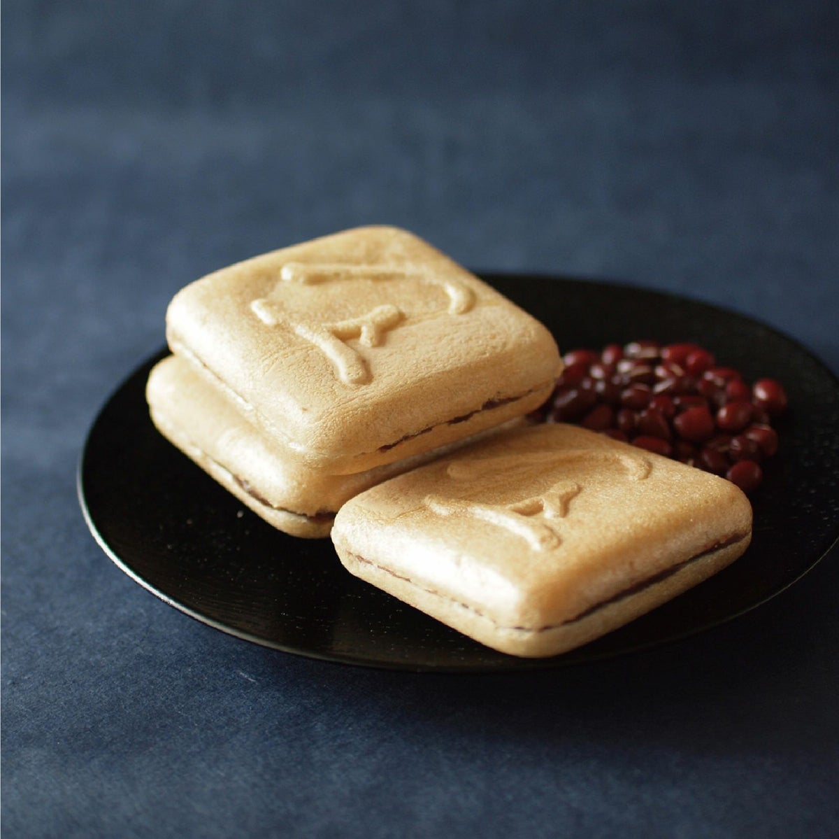 日本进口菓游茜庵丹波大名言甜红豆沙近江米饼夹心饼干礼盒伴手礼