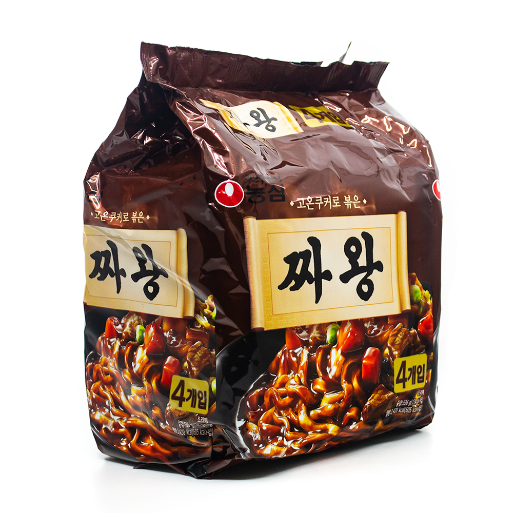 韩国农心醇香炸酱面多连包 炸酱粉干拌面 536g（134gX4袋）
