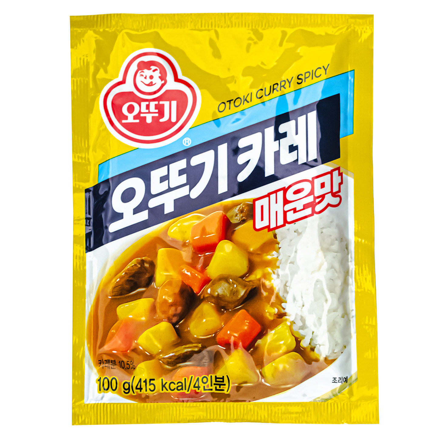 韩国不倒翁咖喱粉 辣味咖喱饭咖喱鸡调味料 100g  4人份