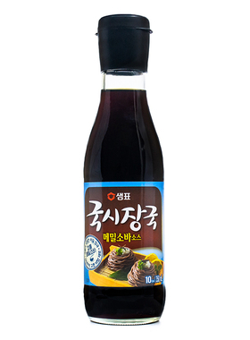 韩国进口膳府日式荞麦面味面条汤料复合调味酱油 350ml