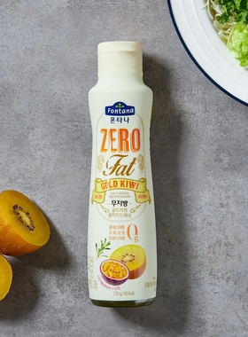 韩国膳府无脂肪猕猴桃色拉调味酱Fontana菠萝味原味色拉酱