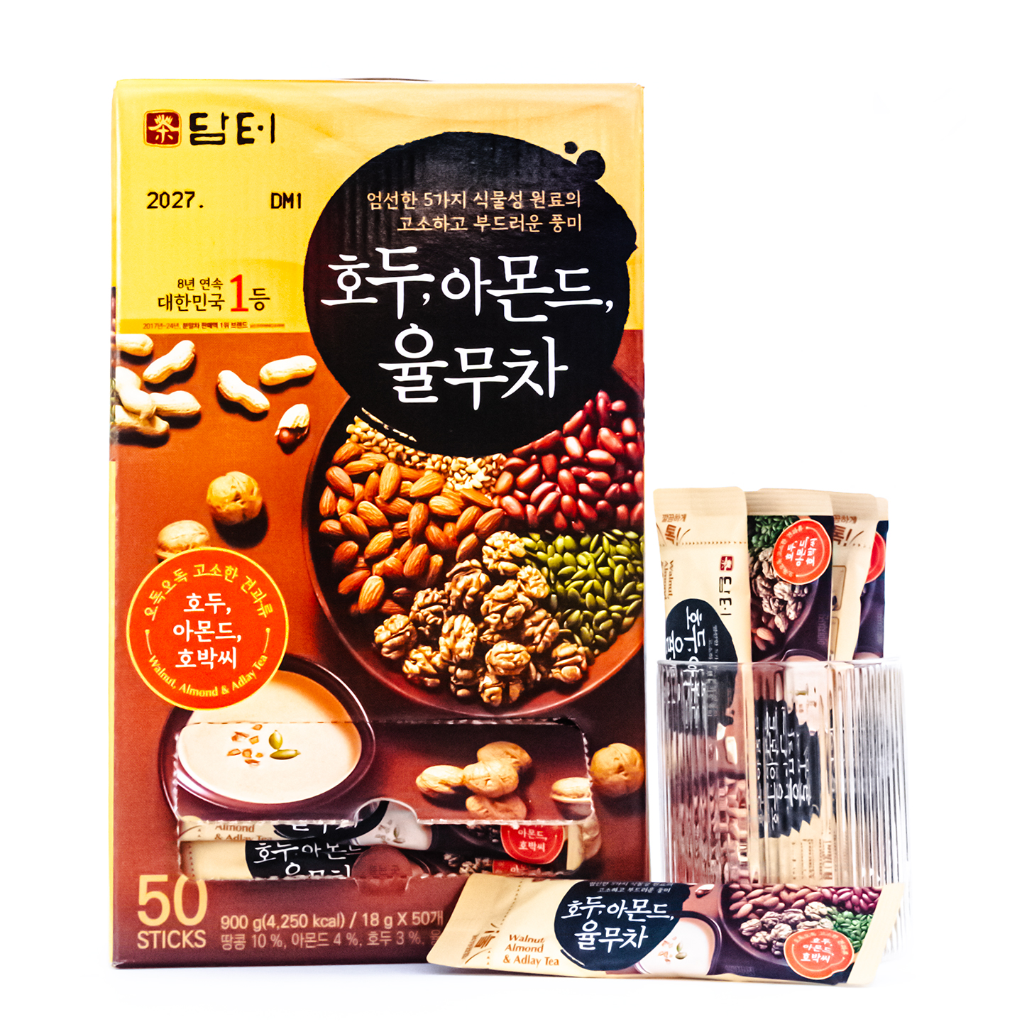 韩国坚果薏米谷物冲饮粉植物饮料