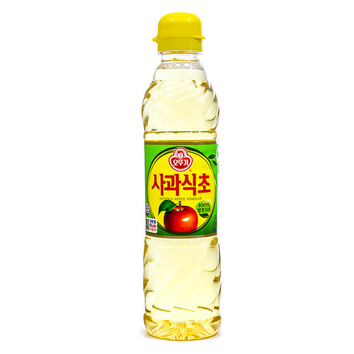 韩国不倒翁苹果醋 拌菜炒菜多用途食醋500 ml  (2211) - 封面