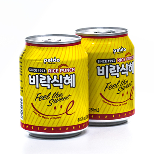 韩国PALDO SHIKHYE 飞乐甘米汁 玄米汁 甘米汁饮料 米饮料 238ml