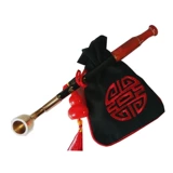 Старомодная латунная агатовая курительная трубка ручной работы, мундштук