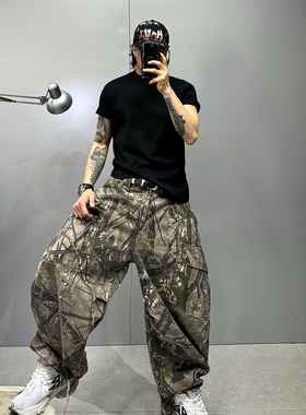 vibe风黑色修身短袖t恤男美式街头风痞帅纯色健身T百搭潮牌体恤衫
