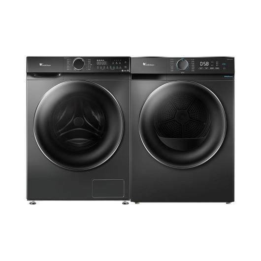 小.天鹅滚筒洗衣机水魔方10公斤洗烘TG100V618PLUS+TH100-HL02T