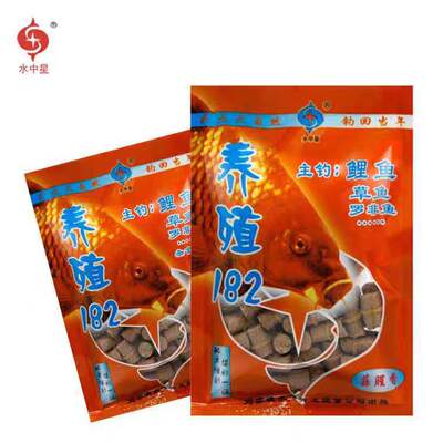 水中星养殖182 颗粒钓饵 皮筋颗粒鱼饵 鲤鱼颗粒 蒜腥香鱼饵鱼食