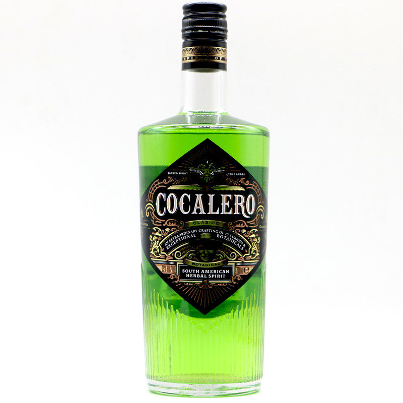轻奢潮酒cocalero开口乐利口酒绿瓶进口力娇酒 夜店调鸡尾酒700ml