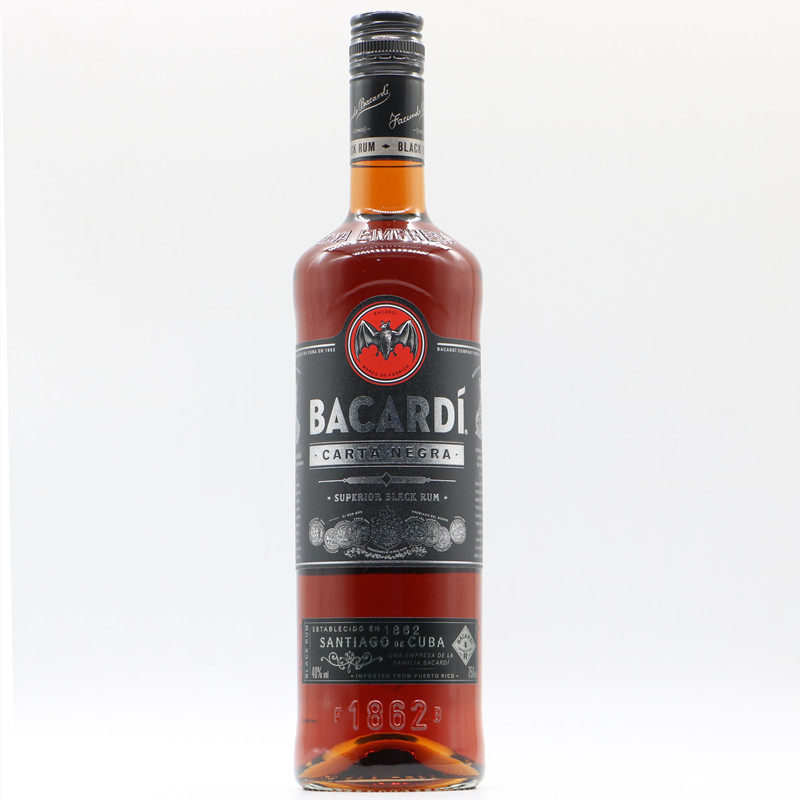 百加得黑朗姆酒 bacardi black rum 烘焙 正品洋酒 兰姆酒