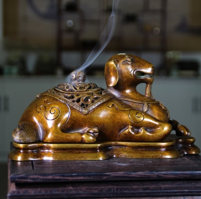 陈巧生制鳝鱼黄羊鐏熏香炉苏工巧生纯手工湿蜡法浇筑工艺宣德炉