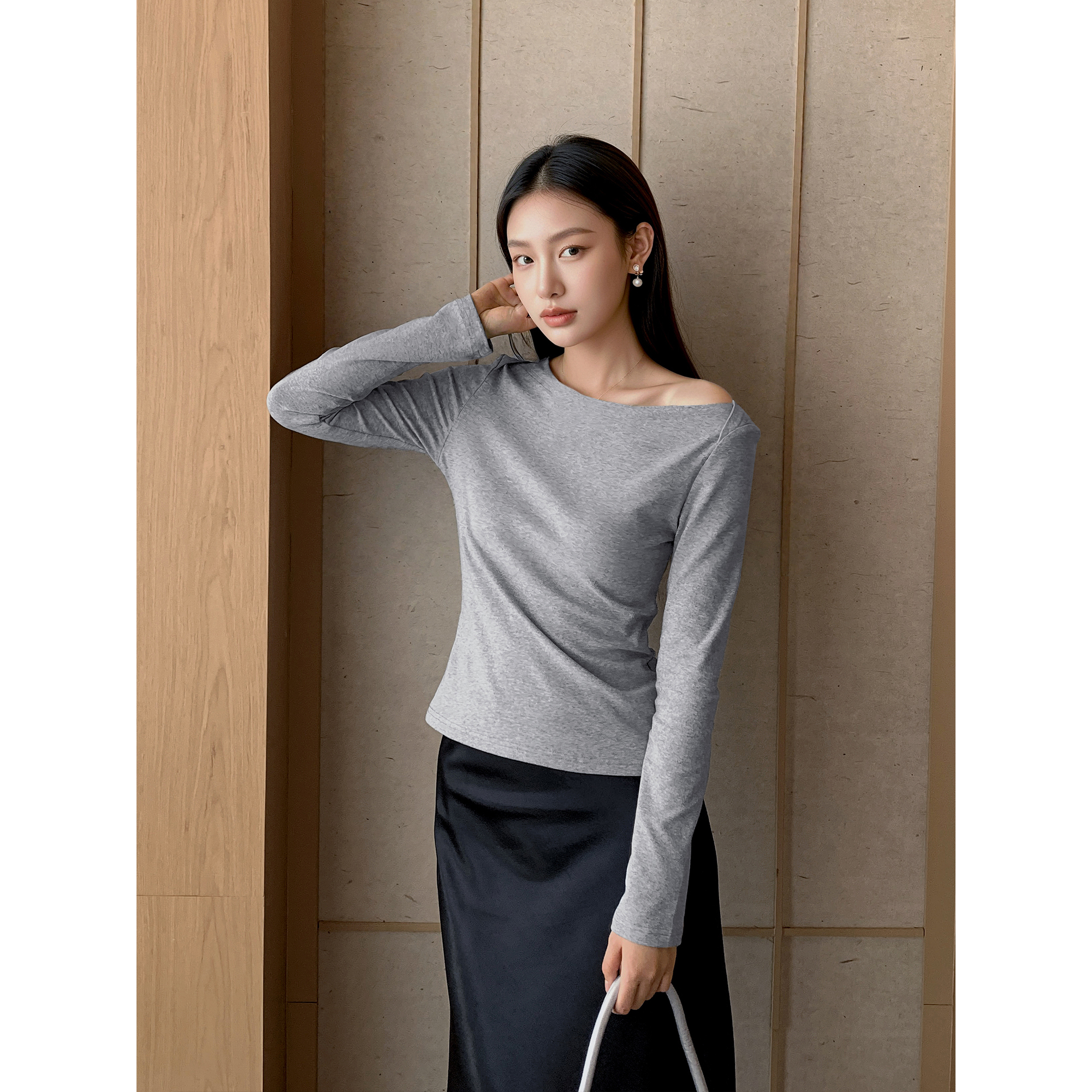 2025新款长袖T恤纯棉休闲