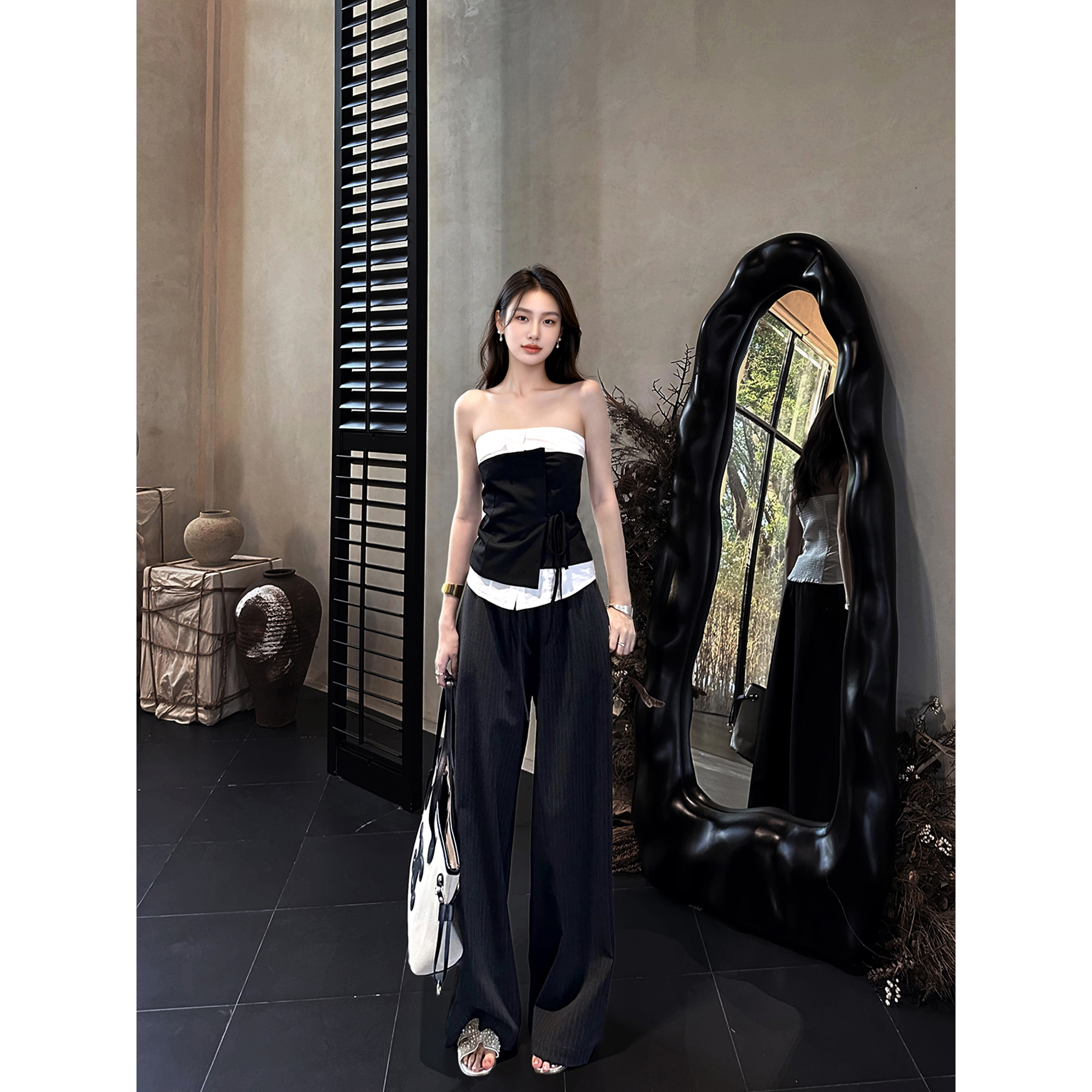 GEMQI松弛Vibe设计叠穿两件套