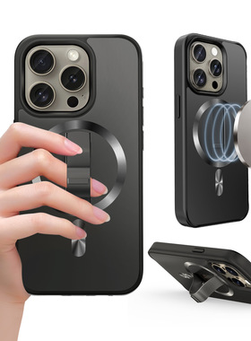 适用苹果15promax手机壳新款15Pro高级感高端奢华磁吸iPhone14全包防摔14Pro简约个性15Plus透明保护套男女款