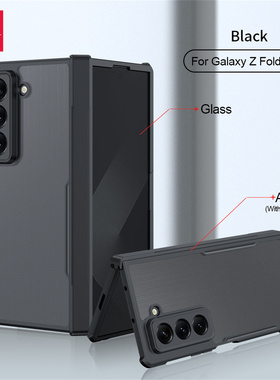 适用三星zfold6 se手机壳中轴全包防摔2025新款折叠屏galaxy zfold6se高级版四角气囊se透明镭射纹超薄保护套
