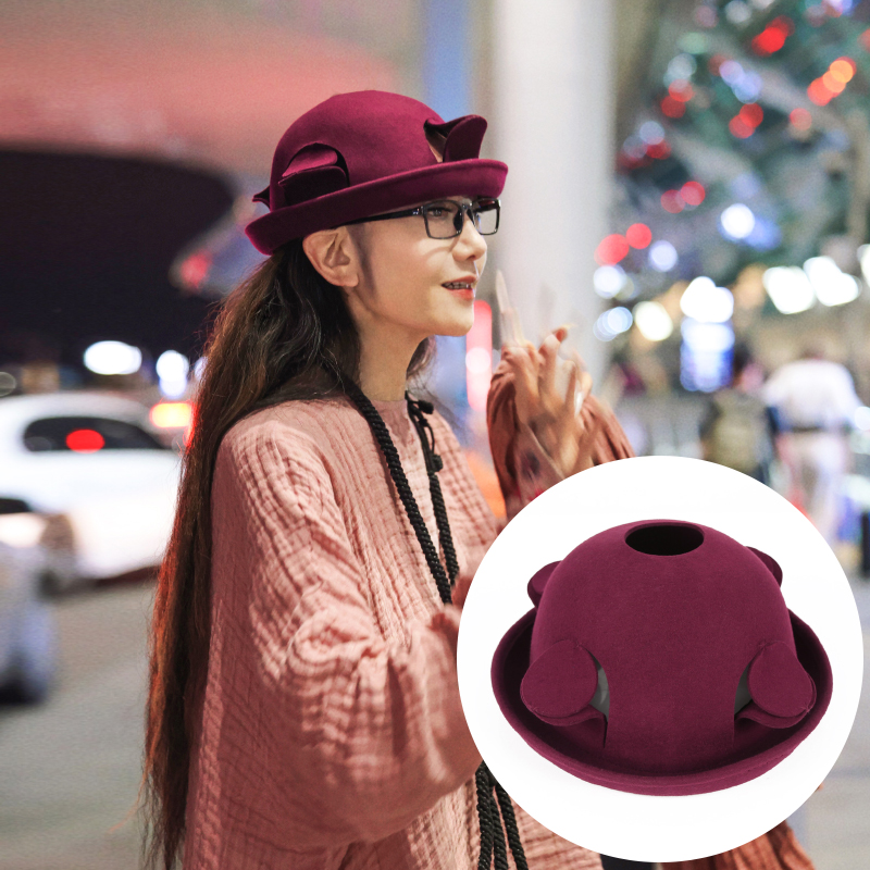 杨丽萍设计同款女帽民族风帽子