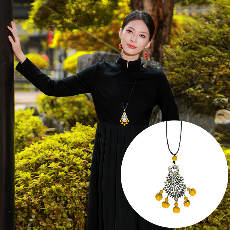 杨丽萍设计官方孔雀项链