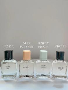 zara香水飒拉秘密花园女士香水轻柔绽放夜幕降临轻柔奶香分装试香