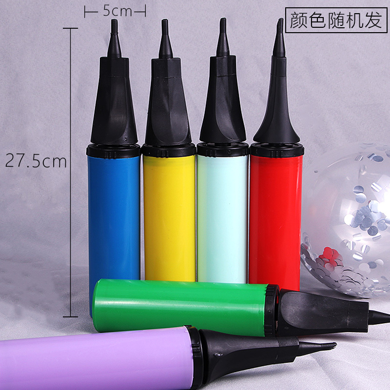 气球手推充气打气筒场景布置