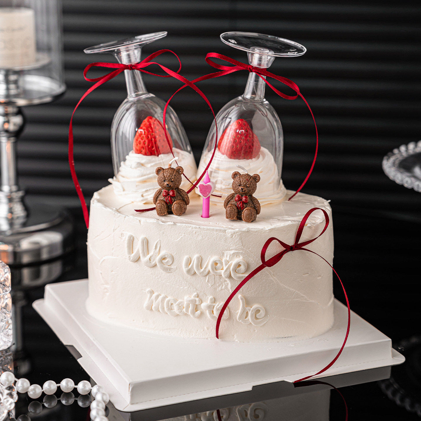 2.14情人节红酒杯碰杯蛋糕装饰情侣纪念日小熊蜡烛摆件插件装扮,节庆用品/礼品,节日装扮用品,淘宝优惠券,粉丝福利购,淘宝优惠卷