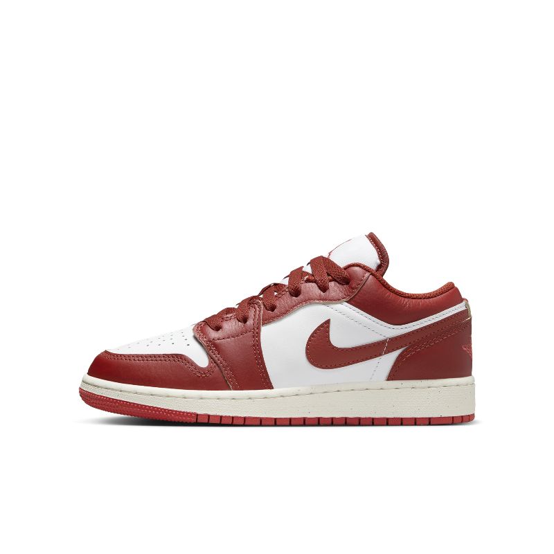 Air Jordan 1 AJ1 白红 GS 低帮休闲运动篮球鞋FJ3465-160