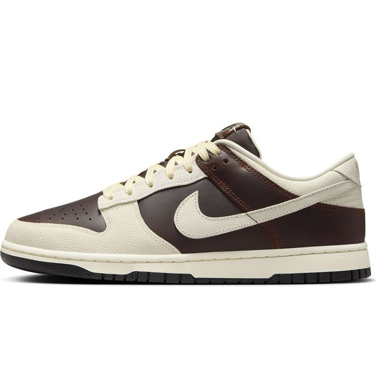 Nike Dunk Low 棕白色 男款 低帮 休闲运动板鞋IH7333-200