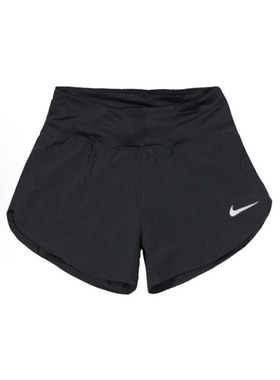 Nike Eclipse 黑色 女子运动休闲跑步舒适训练纯色短裤CZ9571-010