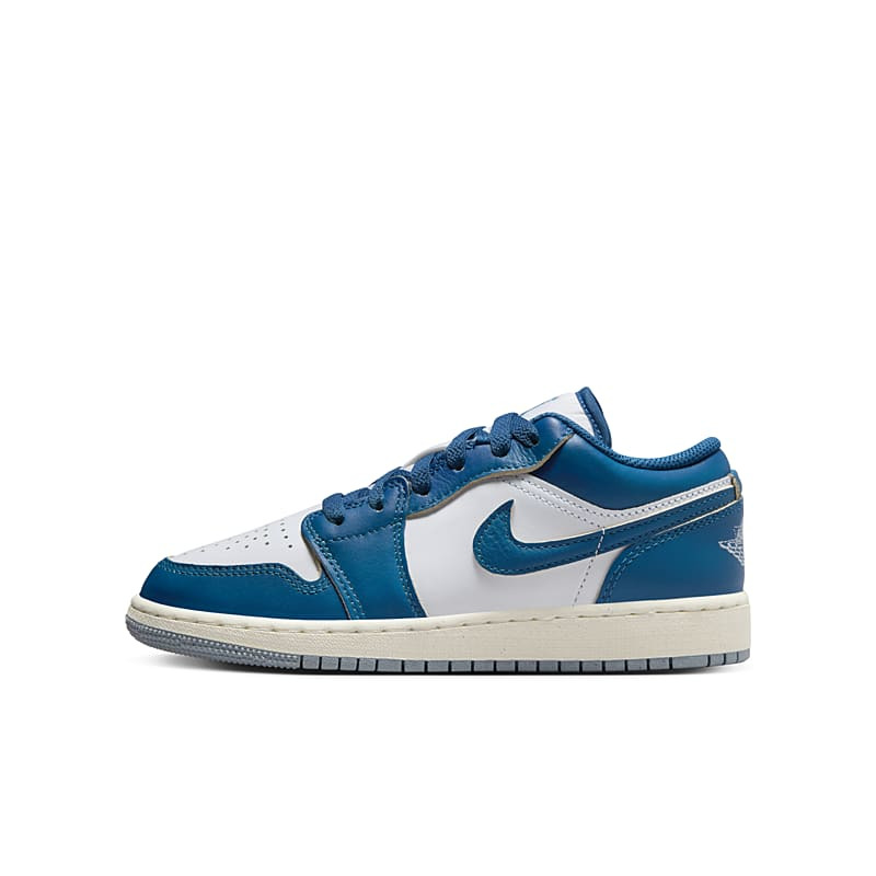 AJ1白蓝GS低帮复古休闲篮球鞋